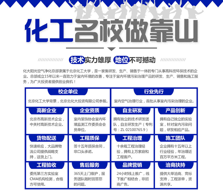 除甲醛十大品牌化大陽光北京除甲醛公司