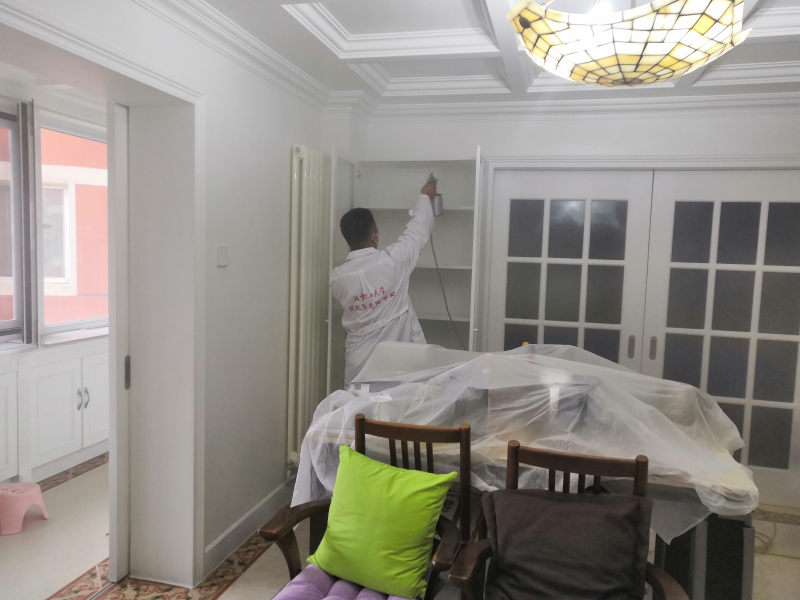 专业除甲醛公司施工现场